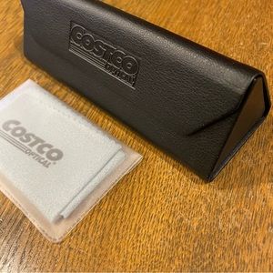 Costco Triangle Collapsable Foldable Glasses Sunglasses Case